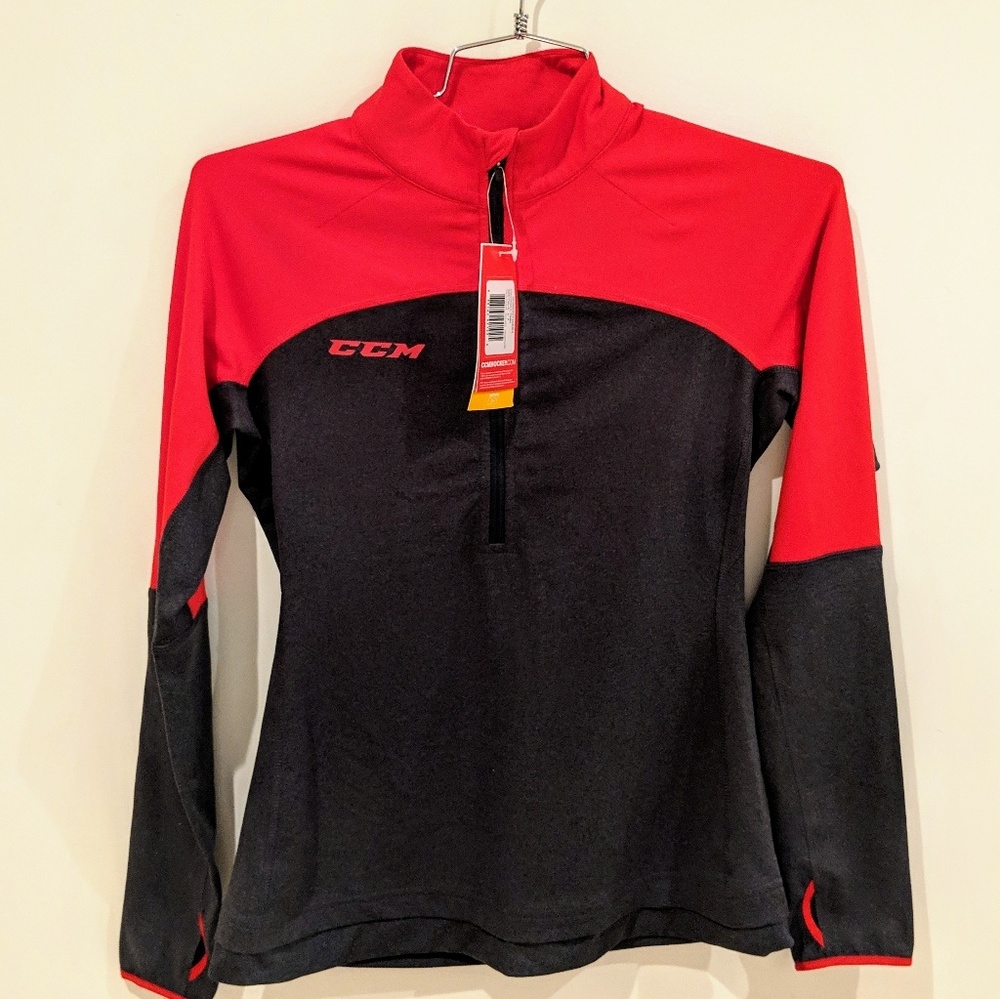 CCM quarter zip pullover jacket